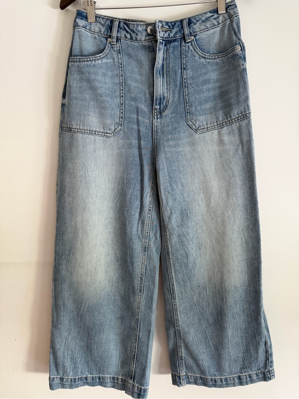 Vero Moda Light Blue Denim Wide Leg Jeans